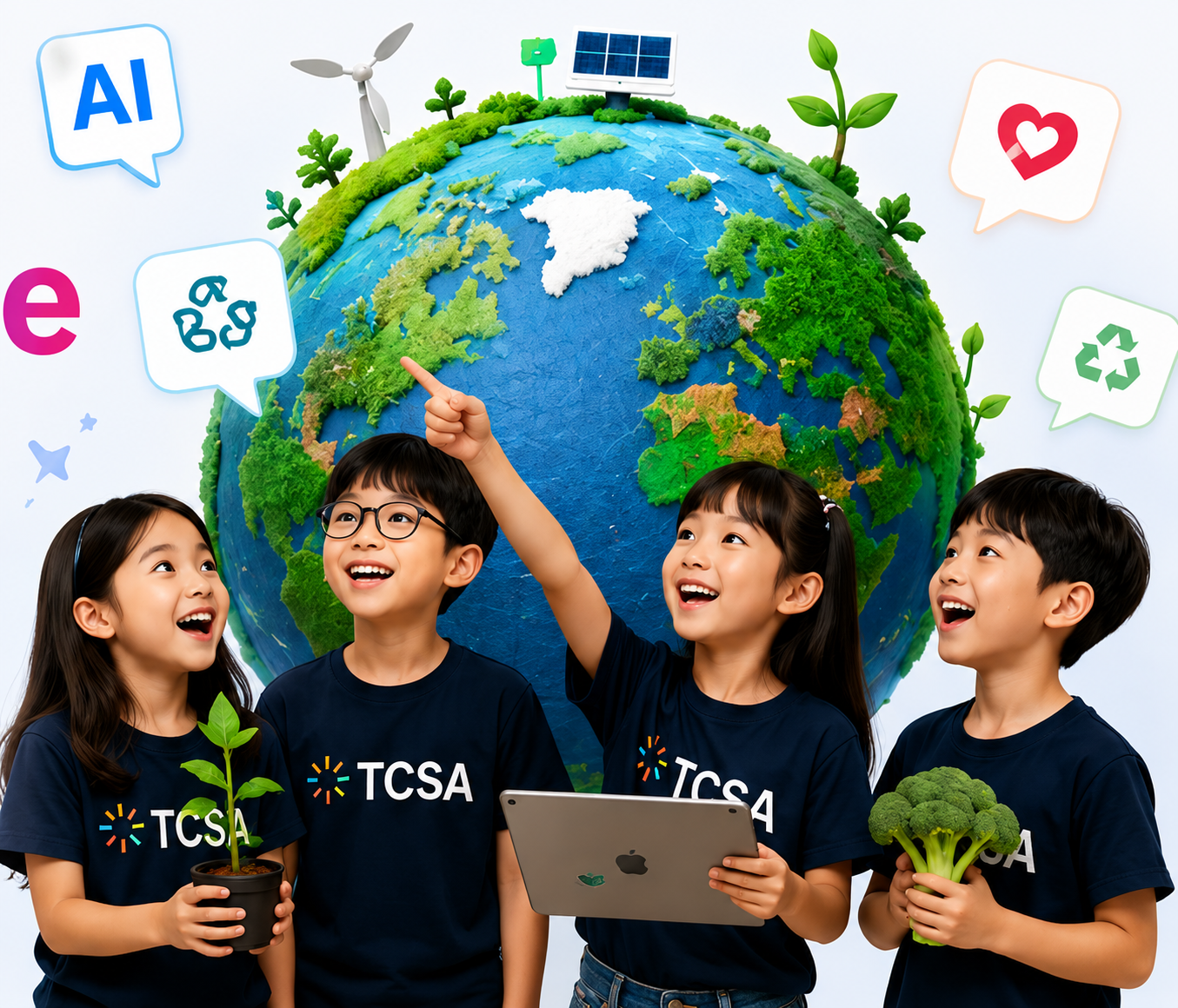 TCSA 孩子在永續地球前探索 AI、環境與行動